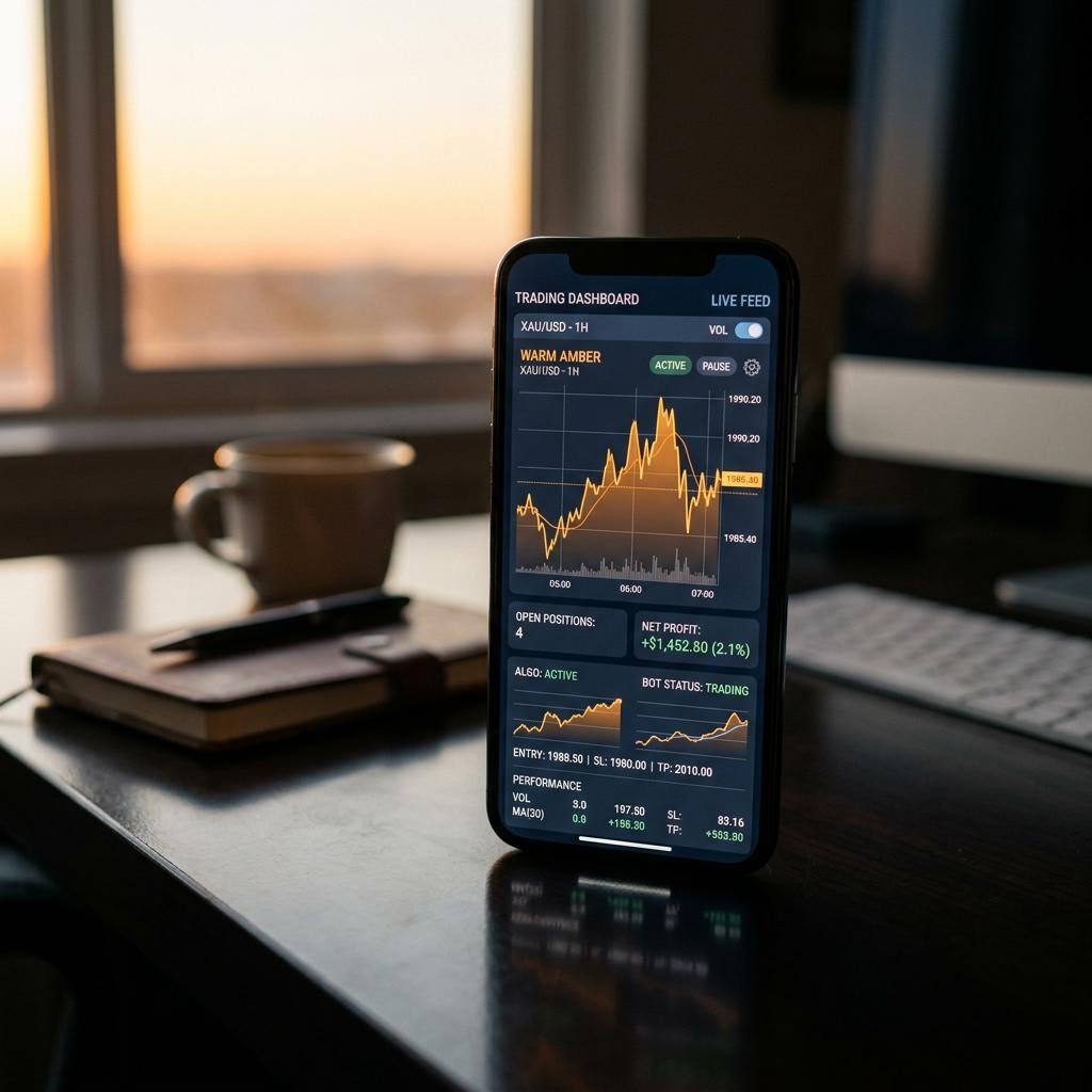 Aplikace DwipaInvest na mobilním telefonu